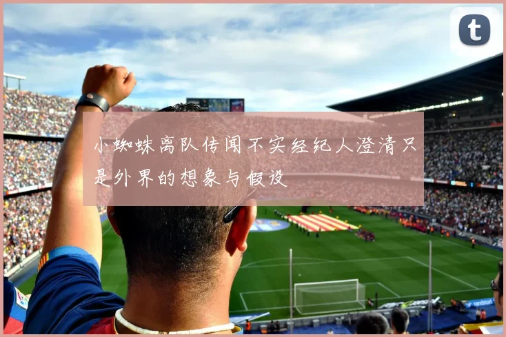 小蜘蛛离队传闻不实经纪人澄清只是外界的想象与假设